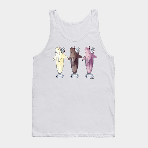 Trio of Milksharks Tank Top by lizstaley